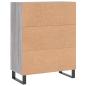 Preview: Sideboard Grau Sonoma 69,5x34x90 cm Holzwerkstoff