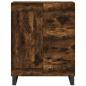 Preview: Highboard Räuchereiche 69,5x34x180 cm Holzwerkstoff