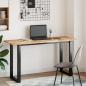 Preview: Schreibtischplatte Unbehandelt 140x50x2 cm Massivholz Akazie