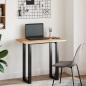Preview: Schreibtischplatte Unbehandelt 100x50x2 cm Massivholz Akazie