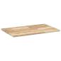Preview: Schreibtischplatte Unbehandelt 100x50x2 cm Massivholz Akazie