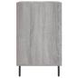Preview: Nachttisch Grau Sonoma 40x40x66 cm Holzwerkstoff