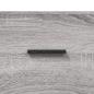 Preview: Nachttisch Grau Sonoma 40x40x66 cm Holzwerkstoff