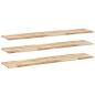 Preview: Schweberegale 3 Stk. 160x30x2 cm Massivholz Akazie Unbehandelt