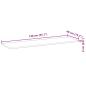 Preview: Schweberegale 4 Stk. 140x40x2 cm Massivholz Akazie Unbehandelt
