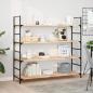 Preview: ARDEBO.de - Schweberegale 4 Stk. 120x40x2 cm Massivholz Akazie Unbehandelt