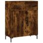 Preview: Highboard Räuchereiche 69,5x34x180 cm Holzwerkstoff