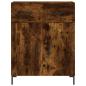 Preview: Highboard Räuchereiche 69,5x34x180 cm Holzwerkstoff
