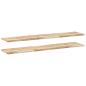 Preview: Schweberegale 2 Stk. 140x30x2 cm Massivholz Akazie Unbehandelt