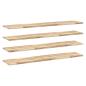 Preview: Schweberegale 4 Stk. 160x30x2 cm Massivholz Akazie Unbehandelt