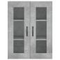 Preview: Highboard Betongrau 69,5x34x180 cm Holzwerkstoff