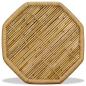 Preview: Couchtisch Bambus Achteckig 60x60x45 cm