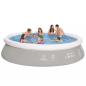 Preview: ARDEBO.de - Jilong Aufblasbarer Pool Grau 450×122 cm