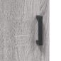 Preview: Highboard Grau Sonoma 34,5x34x180 cm Holzwerkstoff