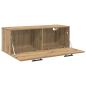 Preview: Wandschrank Eiche handwerklich 100 x 36.5 x 35 cm Holzwerkstoff
