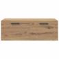 Preview: Wandschrank Eiche handwerklich 100 x 36.5 x 35 cm Holzwerkstoff