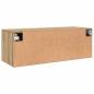 Preview: Wandschrank Eiche handwerklich 100 x 36.5 x 35 cm Holzwerkstoff
