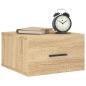 Preview: Wand-Nachttisch Sonoma-Eiche 35x35x20 cm