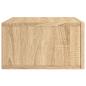 Preview: Wand-Nachttisch Sonoma-Eiche 35x35x20 cm