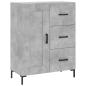 Preview: Highboard Betongrau 69,5x34x180 cm Holzwerkstoff