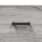 Preview: Highboard Grau Sonoma 69,5x34x180 cm Holzwerkstoff