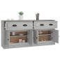 Preview: Sideboards 2 Stk. Grau Sonoma Holzwerkstoff
