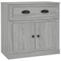 Preview: Sideboards 2 Stk. Grau Sonoma Holzwerkstoff