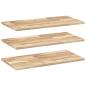 Preview: Schweberegale 3 Stk. 80x40x2 cm Massivholz Akazie Unbehandelt