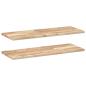 Preview: Schweberegale 2 Stk. 100x30x2 cm Massivholz Akazie Unbehandelt