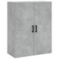 Preview: Highboard Betongrau 69,5x34x180 cm Holzwerkstoff