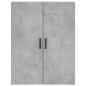 Preview: Highboard Betongrau 69,5x34x180 cm Holzwerkstoff