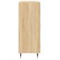 Preview: Sideboard Sonoma-Eiche 69,5x34x90 cm Holzwerkstoff