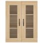 Preview: Highboard Sonoma-Eiche 69,5x34x180 cm Holzwerkstoff