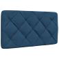 Preview: Bettgestell ohne Matratze Blau 80x200 cm Stoff