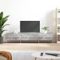 Preview: ARDEBO.de - TV-Schrank Betongrau 150x36x30 cm Holzwerkstoff