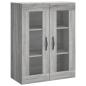 Preview: Highboard Grau Sonoma 69,5x34x180 cm Holzwerkstoff