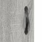 Preview: Highboard Grau Sonoma 69,5x34x180 cm Holzwerkstoff