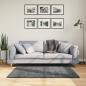 Preview: ARDEBO.de - Teppich OVIEDO Kurzflor Anthrazit 120x120 cm