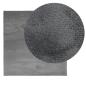 Preview: Teppich OVIEDO Kurzflor Anthrazit 120x120 cm