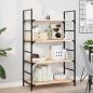 Preview: ARDEBO.de - Schweberegale 4 Stk. 80x40x2 cm Massivholz Akazie Unbehandelt