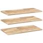 Preview: Schweberegale 3 Stk. 100x40x2 cm Massivholz Akazie Unbehandelt