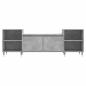 Preview: TV-Schrank Betongrau 160x35x55 cm Holzwerkstoff