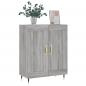 Preview: Sideboard Grau Sonoma 69,5x34x90 cm Holzwerkstoff