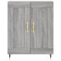 Preview: Sideboard Grau Sonoma 69,5x34x90 cm Holzwerkstoff