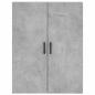 Preview: Highboard Betongrau 69,5x34x180 cm Holzwerkstoff