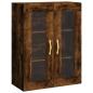 Preview: Highboard Räuchereiche 69,5x34x180 cm Holzwerkstoff