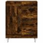 Preview: Highboard Räuchereiche 69,5x34x180 cm Holzwerkstoff