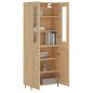 Preview: Highboard Sonoma-Eiche 69,5x34x180 cm Holzwerkstoff