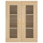 Preview: Highboard Sonoma-Eiche 69,5x34x180 cm Holzwerkstoff