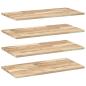 Preview: Schweberegale 4 Stk. 100x40x2 cm Massivholz Akazie Unbehandelt
